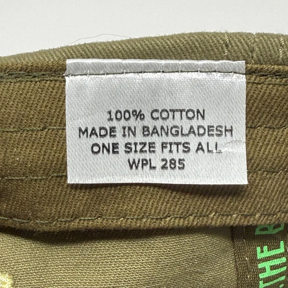 Old Guys Rule Living Legend Olive Green Cotton Adjustable Strapback Baseball Hat